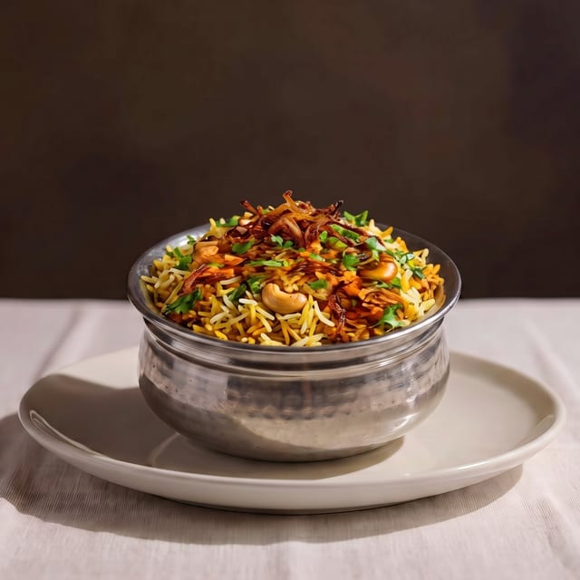 Veg Biryani.